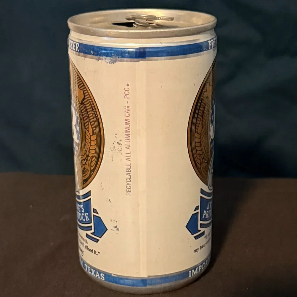 J.R. Ewing's Private Stock Premium Vintage Beer Can